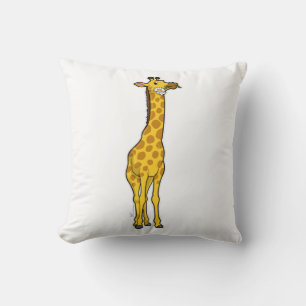 Giraffe with Daisy Cushion