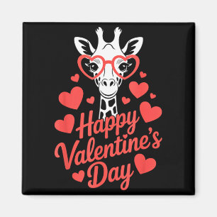 Giraffe With Heart Gles Love Celebration Valentine Magnet