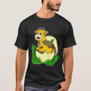 Giraffe with Leaf & Egg T-Shirt