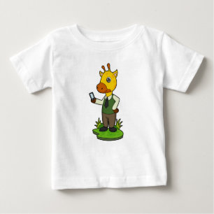 Giraffe with Mobile Baby T-Shirt