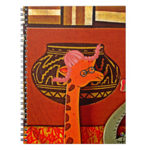 Giraffe with Muffin: A Cute African Design Notebook