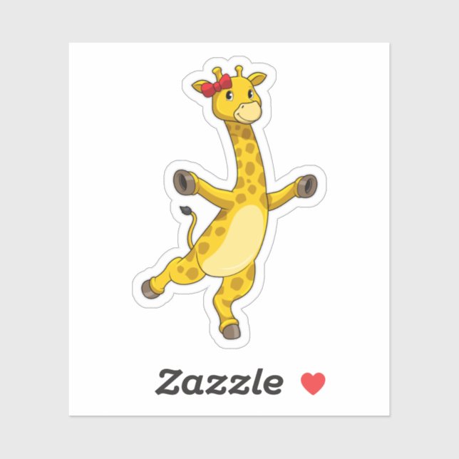 Giraffe with Ribbon (Sheet)