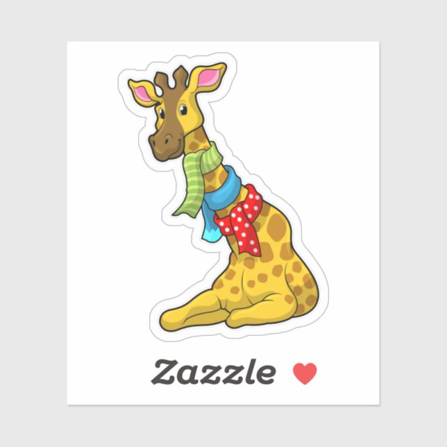 Giraffe with Scarf (Sheet)