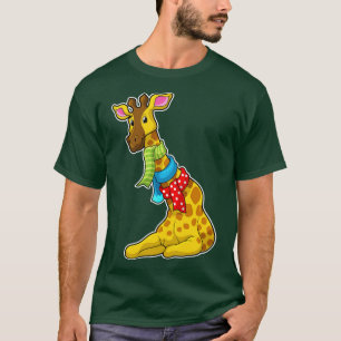 Giraffe with Scarf T-Shirt