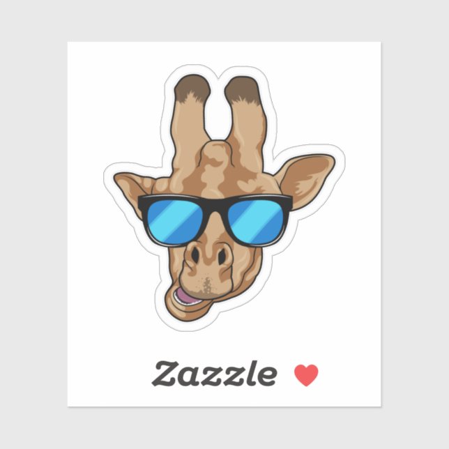 Giraffe with Sunglasses (Sheet)