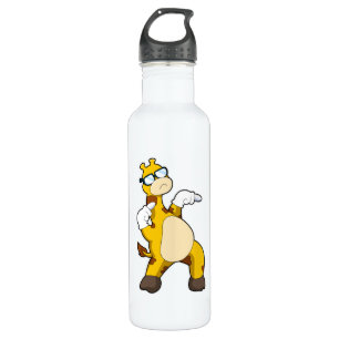Giraffe with Sunglasses 710 Ml Water Bottle