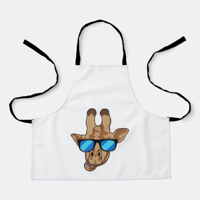 Giraffe with Sunglasses Apron (Front)