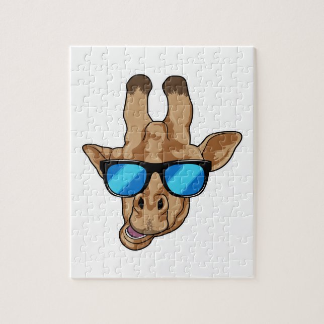 Giraffe with Sunglasses Jigsaw Puzzle (Vertical)