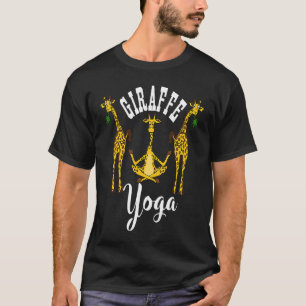 Giraffe Yoga Workout For Women Men Relaxing T-Shirt