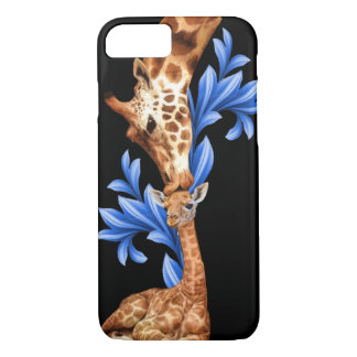 Giraffes- A Mother's love iPhone 8/7 Case
