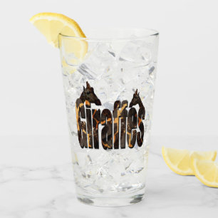 Giraffes And Giraffes Picture Logo, Glass