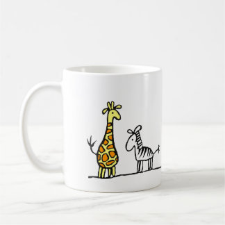 Giraffes and Zebras mug