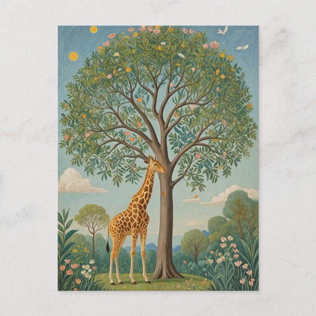 Giraffe's Canopy Postcard (Front)