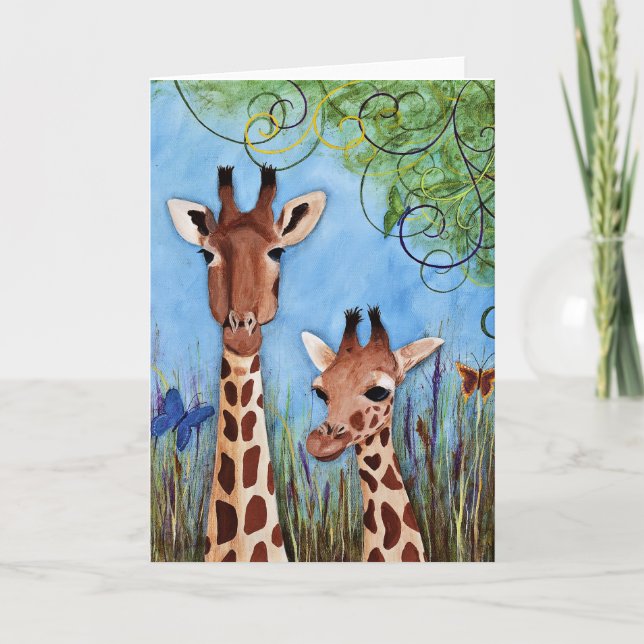 Giraffes Card (Front)