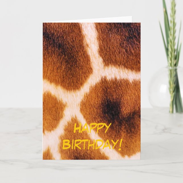 GIRAFFES CARD (Front)