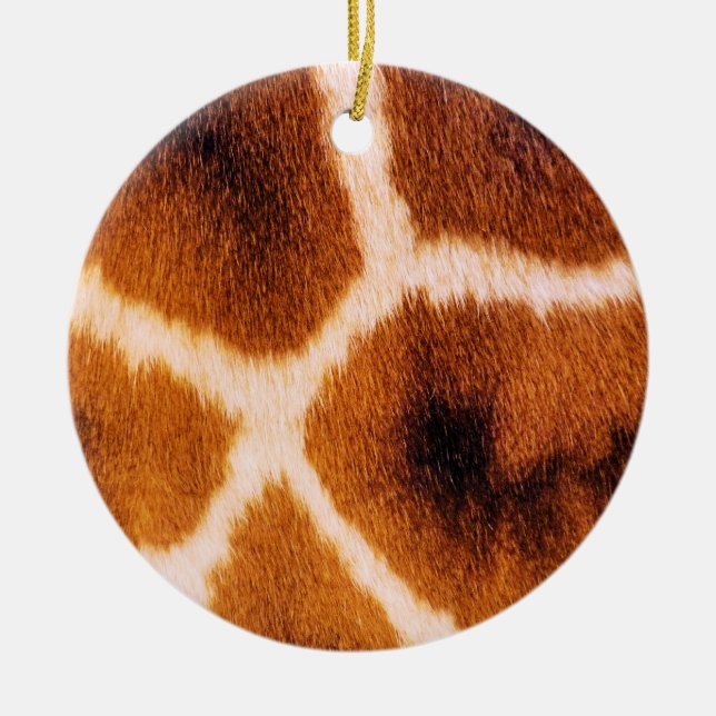 GIRAFFES CERAMIC TREE DECORATION (Front)