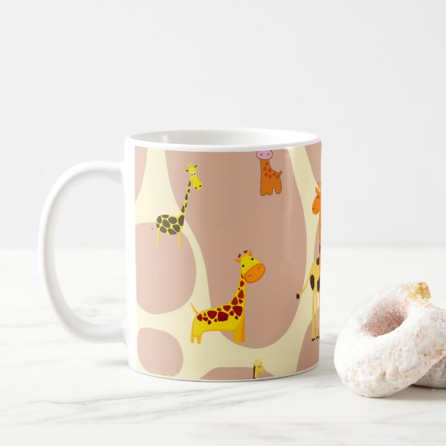 Giraffes Coffee Mug (With Donut)