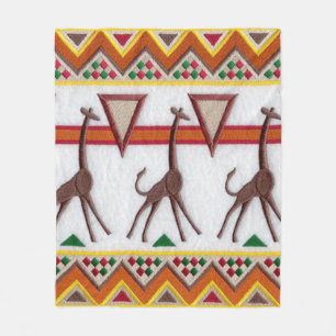 Giraffes in Africa Blanket