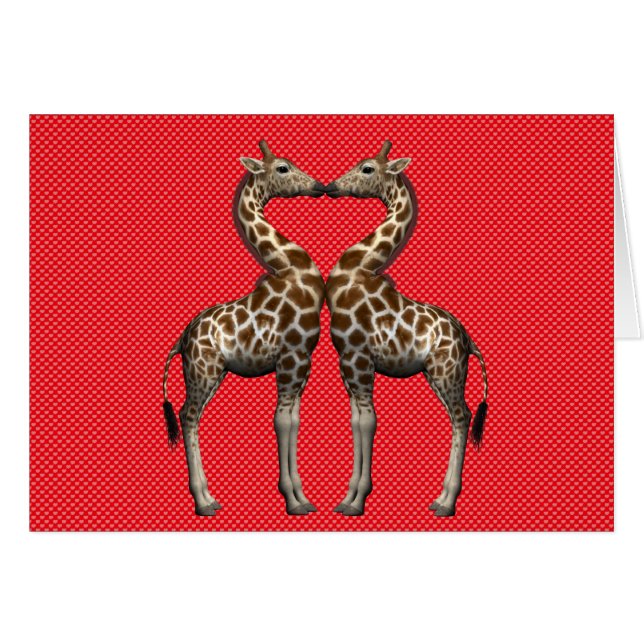 Giraffes In Love (Front Horizontal)
