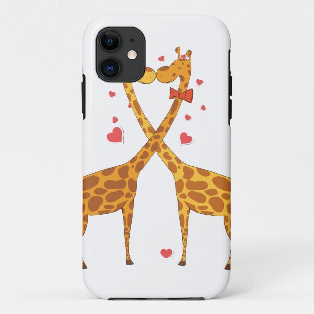 Giraffes in Love Case-Mate iPhone Case (Back)