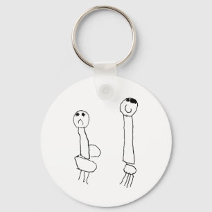 Giraffes Key Ring