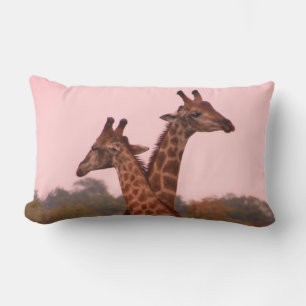 Giraffes Lumbar Cushion