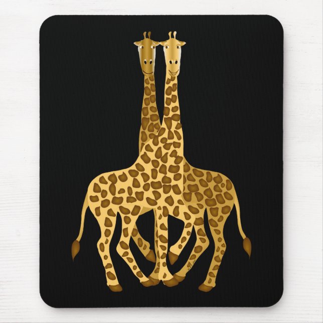 Giraffes Mouse Pad (Front)