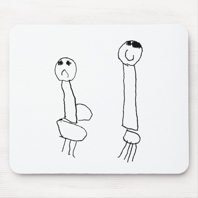 Giraffes Mouse Pad (Front)