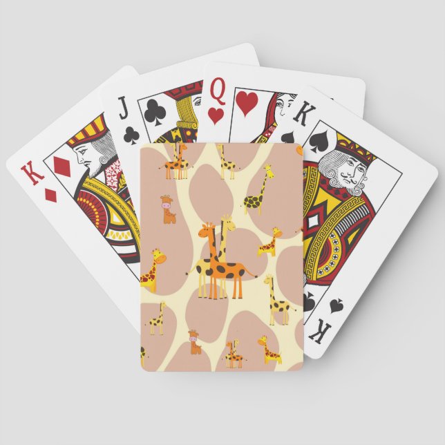 Giraffes Playing Cards (Back)