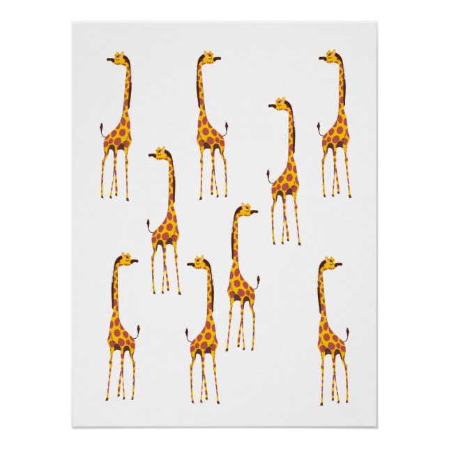 Giraffes Poster (Front)