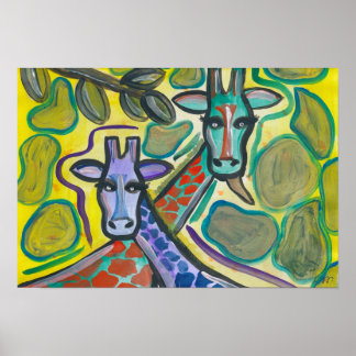 Giraffes Poster