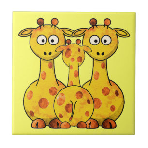 GIRAFFES Tile