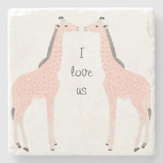Giraffes Trinket Box Stone Coaster