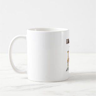 Giraffic Jam Funny Giraffe Crossing Vintage Vector Coffee Mug