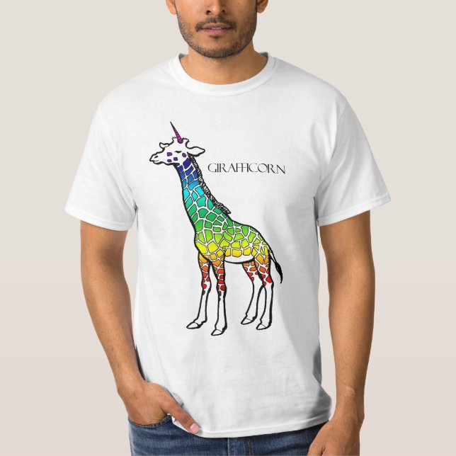 Girafficorn - Rainbow T-Shirt (Front)