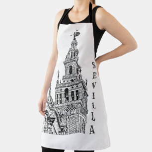 Giralda Sevilla Cathedral. Andalusia, Spain. Apron
