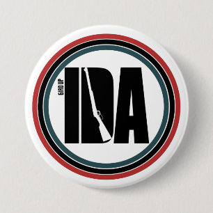 Gird Up Defence   IDA 7.5 Cm Round Badge