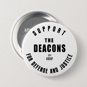 Gird Up Defence   The Deacons 7.5 Cm Round Badge