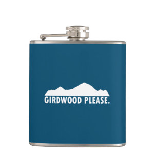 Girdwood Alaska Please Hip Flask