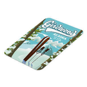 Girdwood Alaska to ski Magnet