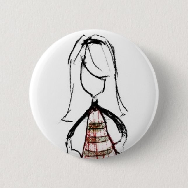 girl3 6 cm round badge (Front)