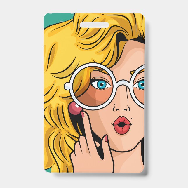 Girl #1 ID badge (Front)