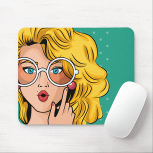 Girl #1 mouse pad