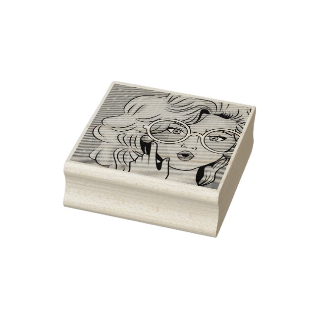 Girl #1 rubber stamp (Stamp)