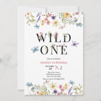 Girl 1st Birthday | Wild One