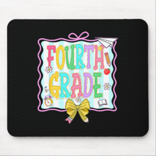 Girl 1st Day Of 4th Grade Mouse Pad