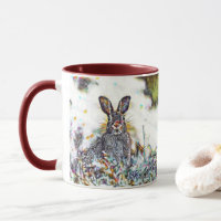 Girl Abstract made in USA-Bunnies!
