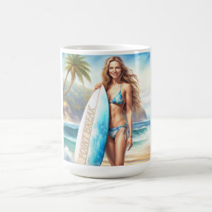 Girl Action Point Break Coffee Mug