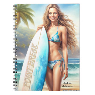 Girl Action Point Break Notebook