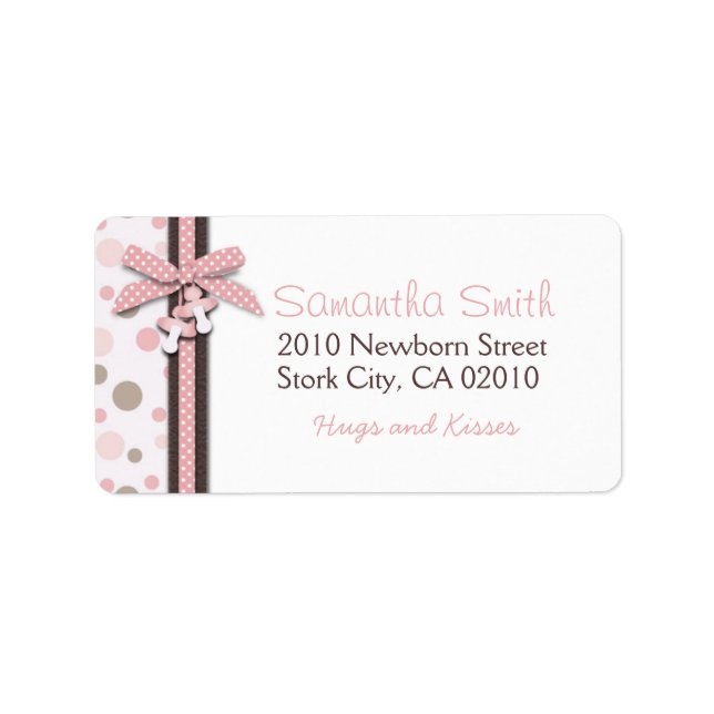 Girl Address Label (Front)